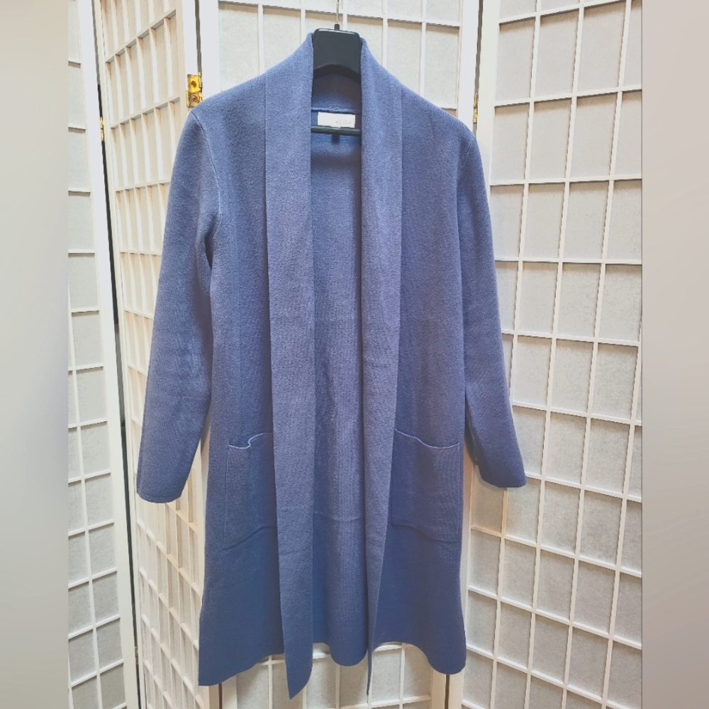 Boutique Long Line Open Cardigan Sz S/M, EUC